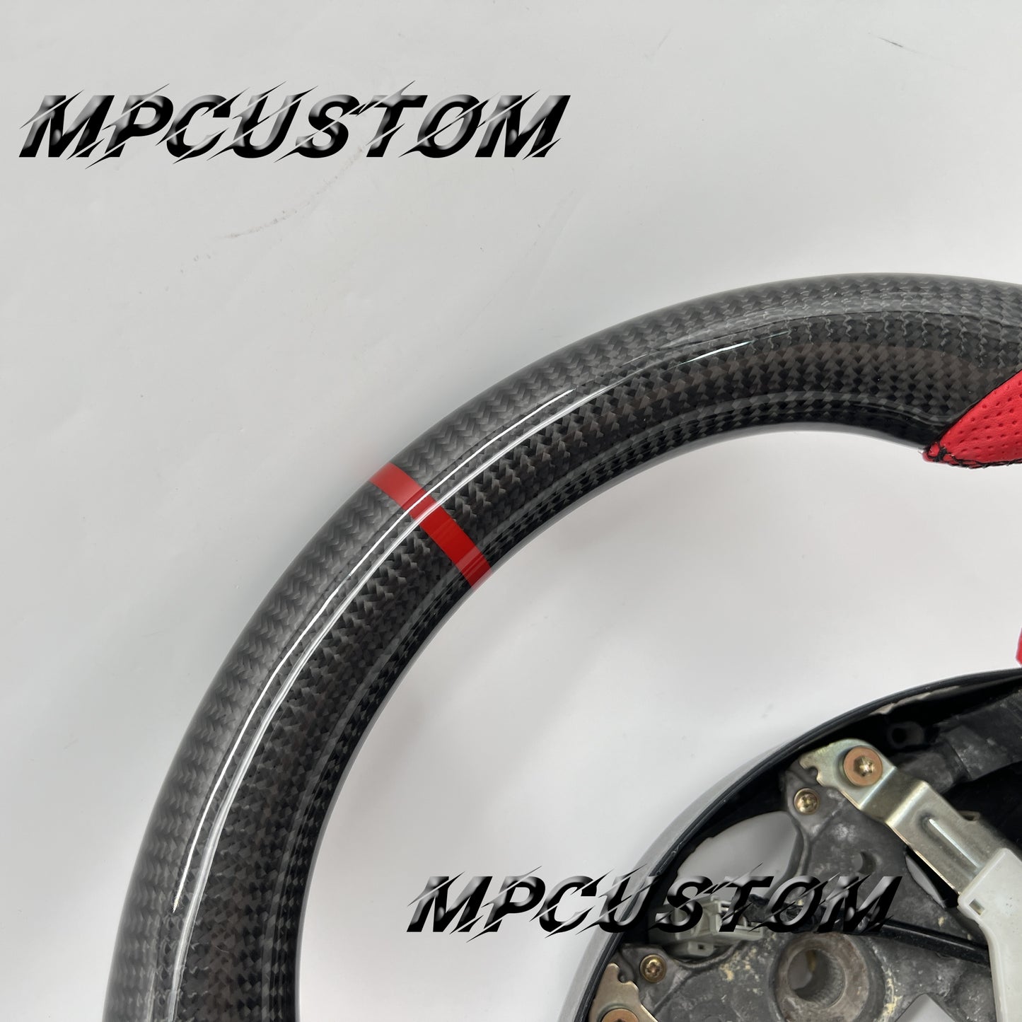 Mpcustom for Toyota Supra MK4 carbon fiber steering wheel gloss
