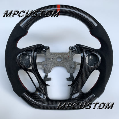 Mpcustom for Honda 9th gen Accord 2013-2017 carbon fiber steering wheel round top