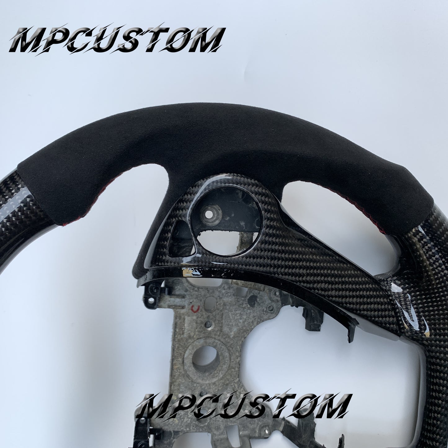 Mpcustom for Honda 9th gen Accord 2013-2017 carbon fiber steering wheel red stripe line