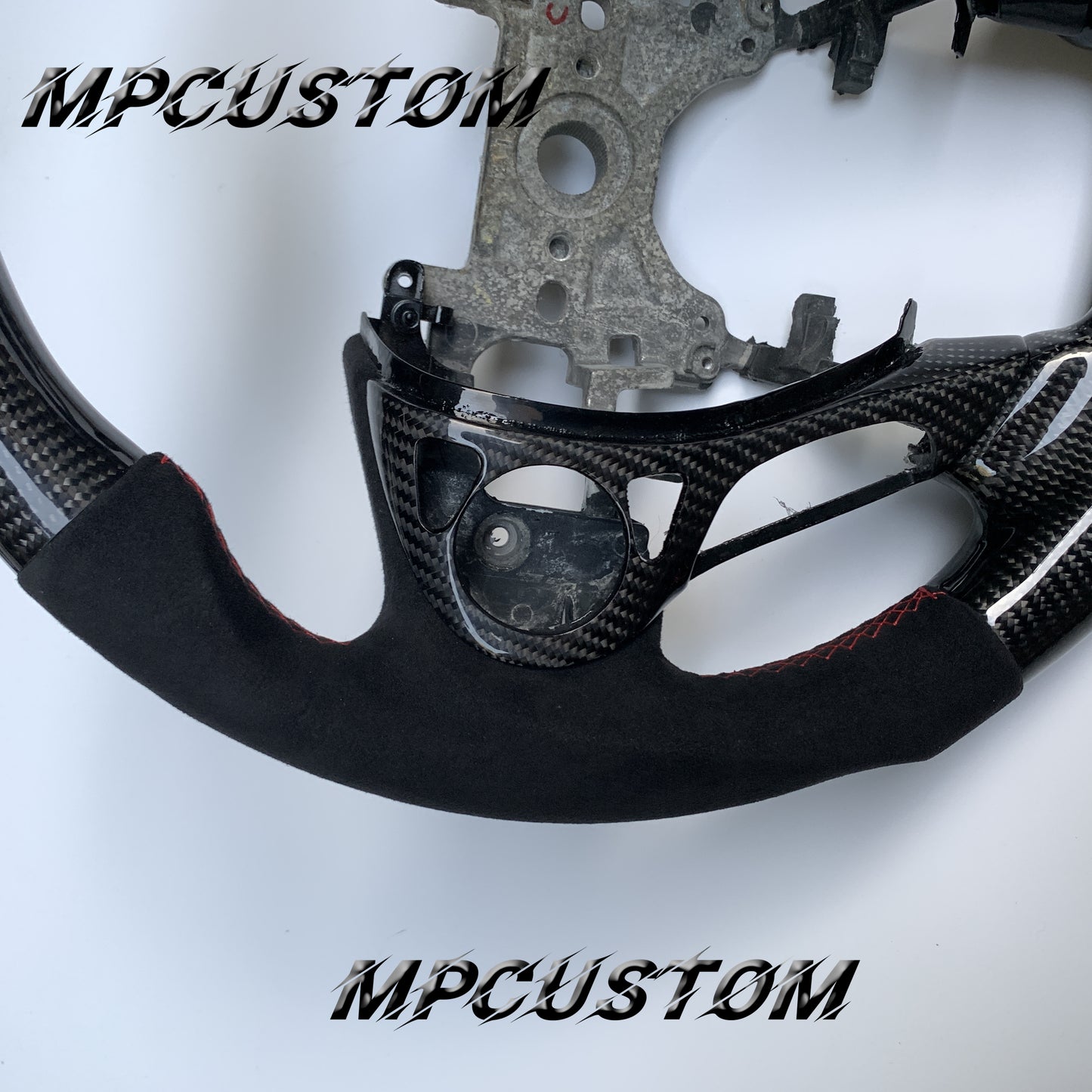 Mpcustom for Honda 9th gen Accord 2013-2017 carbon fiber steering wheel round top