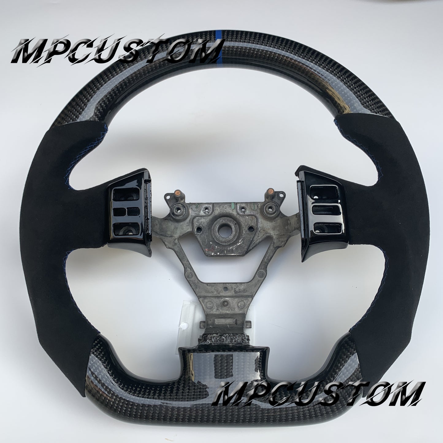 Mpcustom for Infiniti G35 2003-2006 carbon fiber steering wheel round top