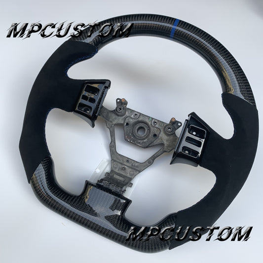 Mpcustom for Infiniti G35 2003-2006 carbon fiber steering wheel flat bottom