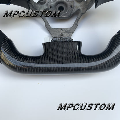 Mpcustom for Infiniti G35 2003-2006 carbon fiber steering wheel flat bottom