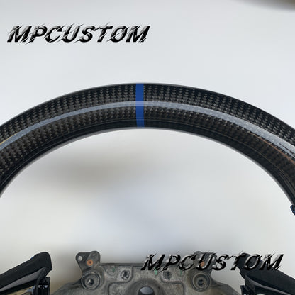 Mpcustom for Infiniti G35 2003-2006 carbon fiber steering wheel gloss and round top