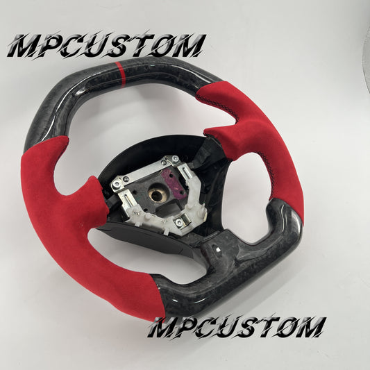 Mpcustom for Toyota Supra MK4 carbon fiber steering wheel flat top