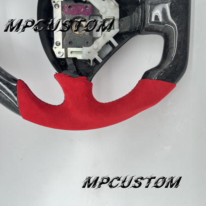 Mpcustom for Toyota Supra MK4 carbon fiber steering wheel gloss and flat top