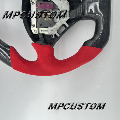 Mpcustom for Toyota Supra MK4 carbon fiber steering wheel flat top