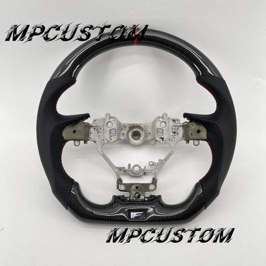 Mpcustom for Lexus GS350 2016-2018 carbon fiber steering wheel red stripe line