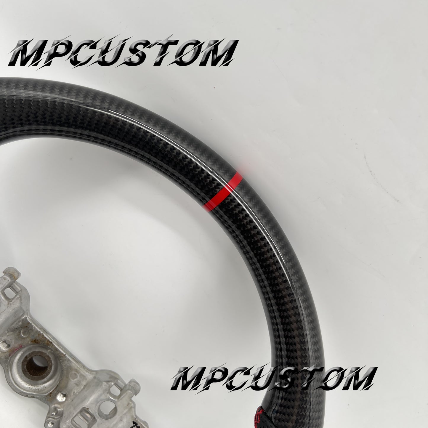 Mpcustom for Lexus GS350 2016-2018 carbon fiber steering wheel red stripe line