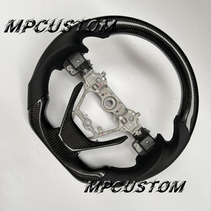 Mpcustom for Toyota Corolla 2014-2019 carbon fiber steering wheel round top