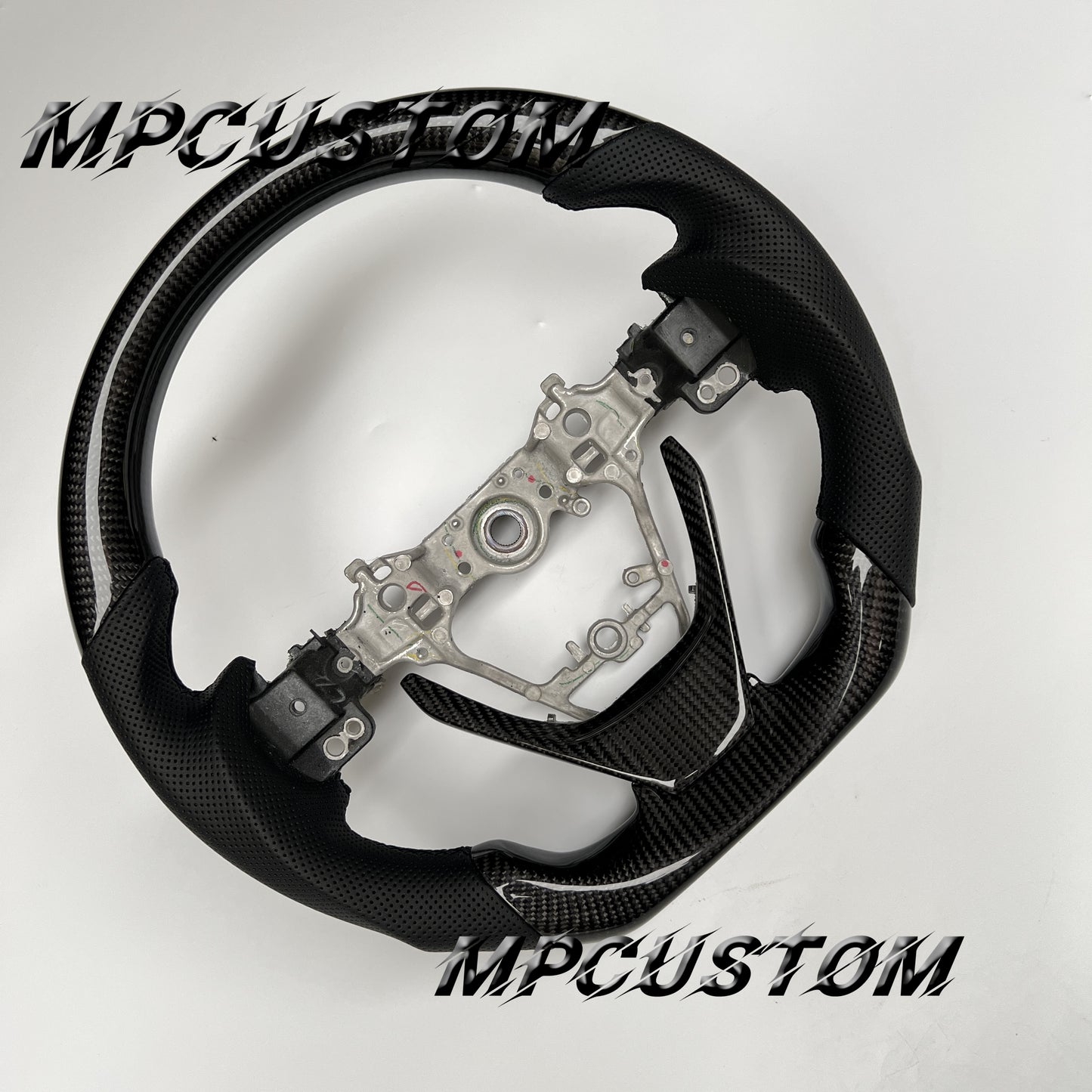 Mpcustom for Toyota Corolla 2014-2019 carbon fiber steering wheel gloss