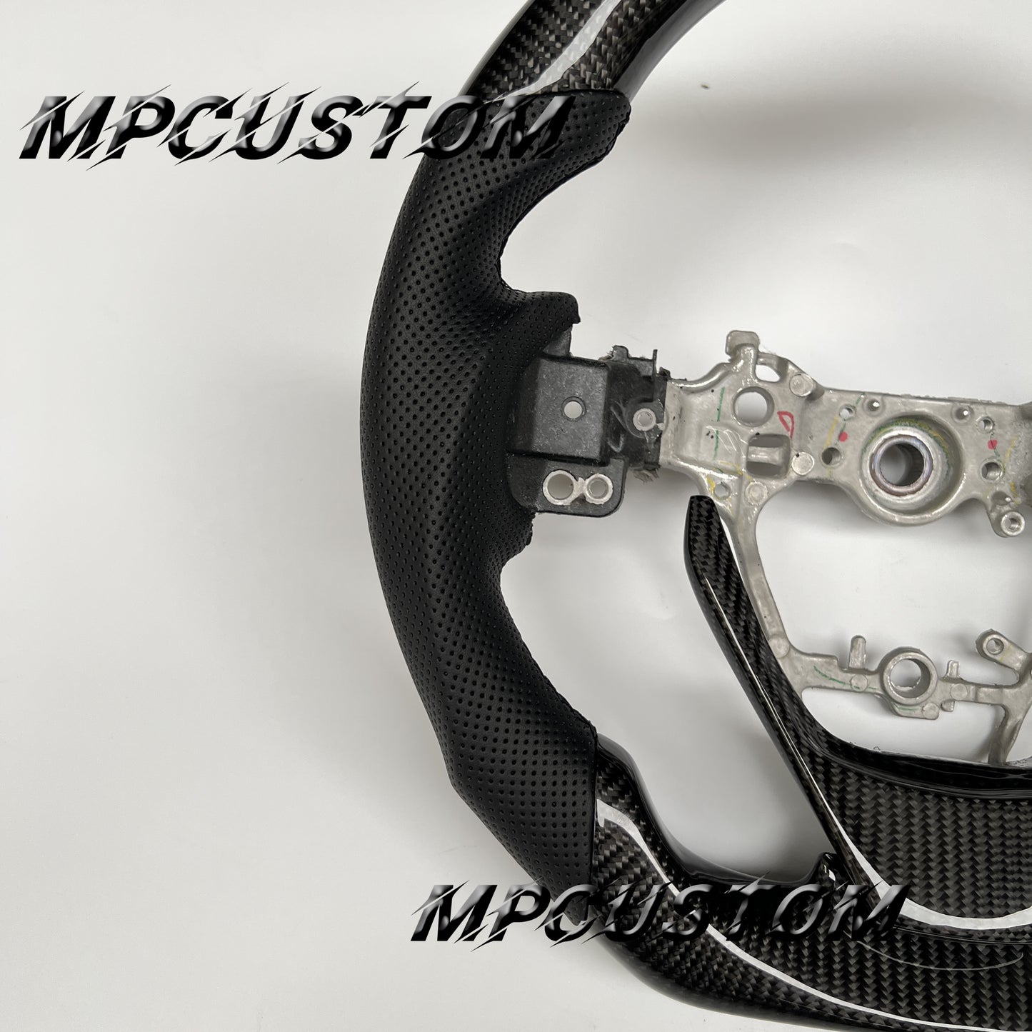 Mpcustom for Toyota Corolla 2014-2019 carbon fiber steering wheel round top