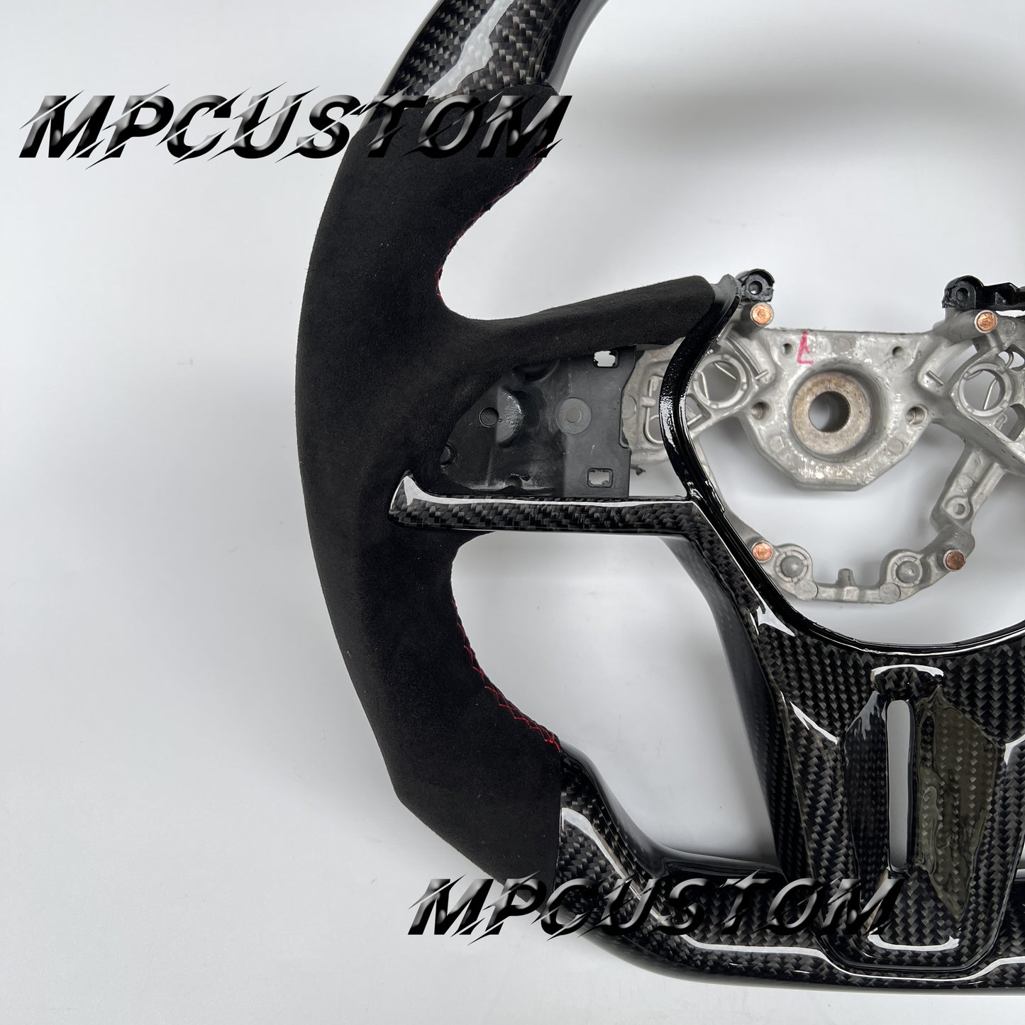 Mpcustom for Nissan GTR R35 2017+ carbon fiber steering wheel flat top