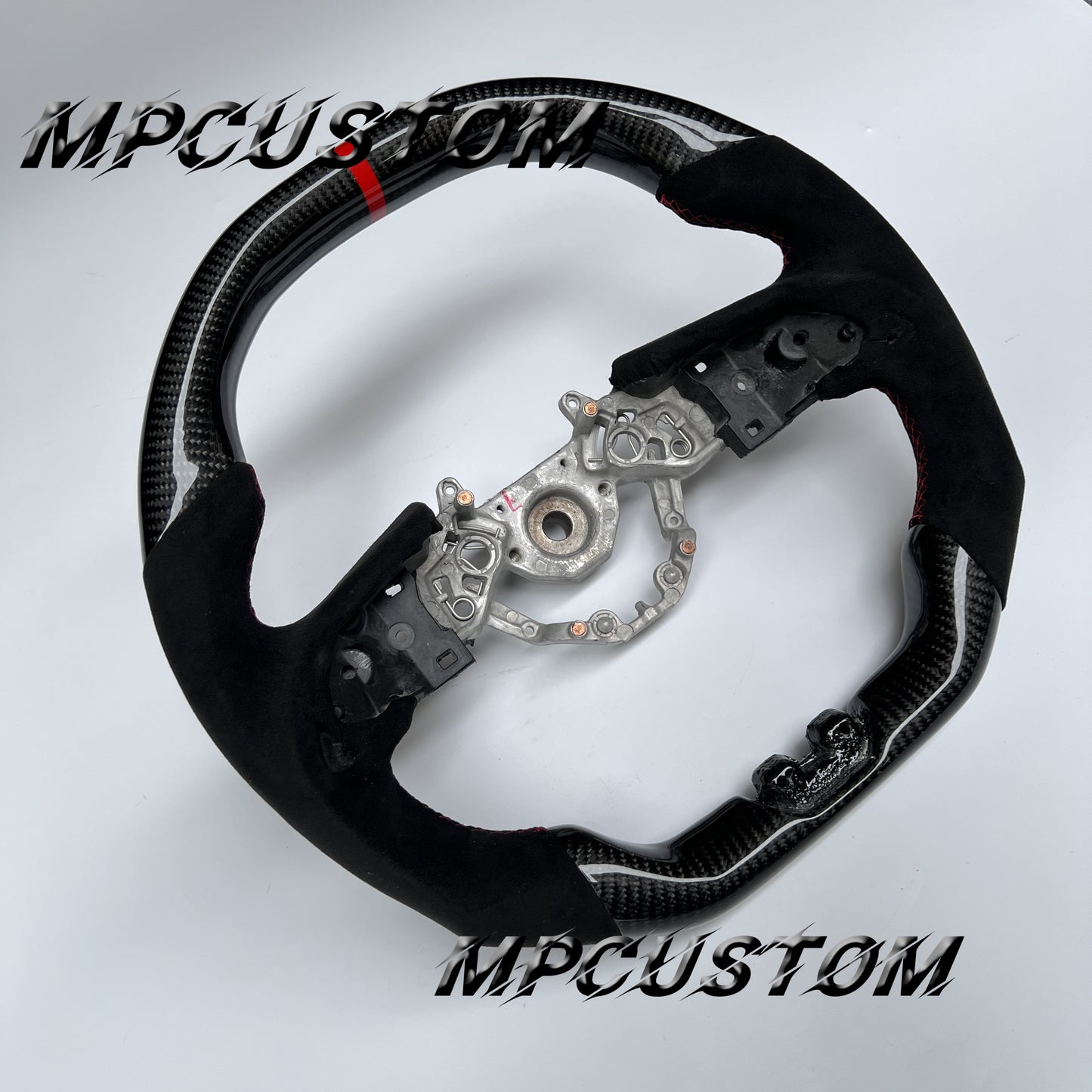 Mpcustom for Nissan GTR R35 2017+ carbon fiber steering wheel flat bottom