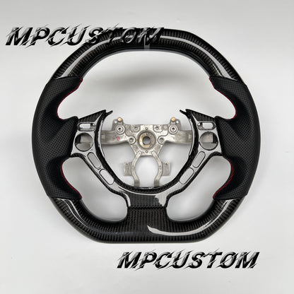 Mpcustom for Nissan GTR R35 2009-2016 carbon fiber steering wheel flat bottom