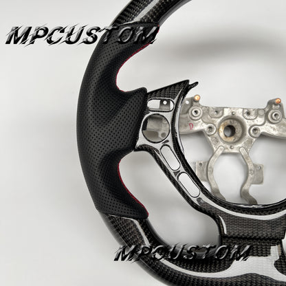 Mpcustom for Nissan GTR R35 2009-2016 carbon fiber steering wheel flat bottom