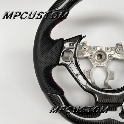Mpcustom for Nissan GTR R35 2009-2016 carbon fiber steering wheel gray stripe line