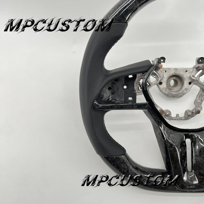 Mpcustom for Nissan GTR R35 2017+ carbon fiber steering wheel gloss and red stripe line