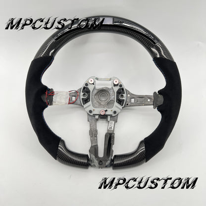 Mpcustom for BMW 3 series F30/F31/F35 carbon fiber steering wheel led