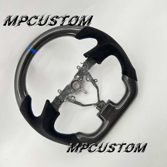 Mpcustom for Subaru wrx sti 2003-2007 carbon fiber steering wheel Alcantara