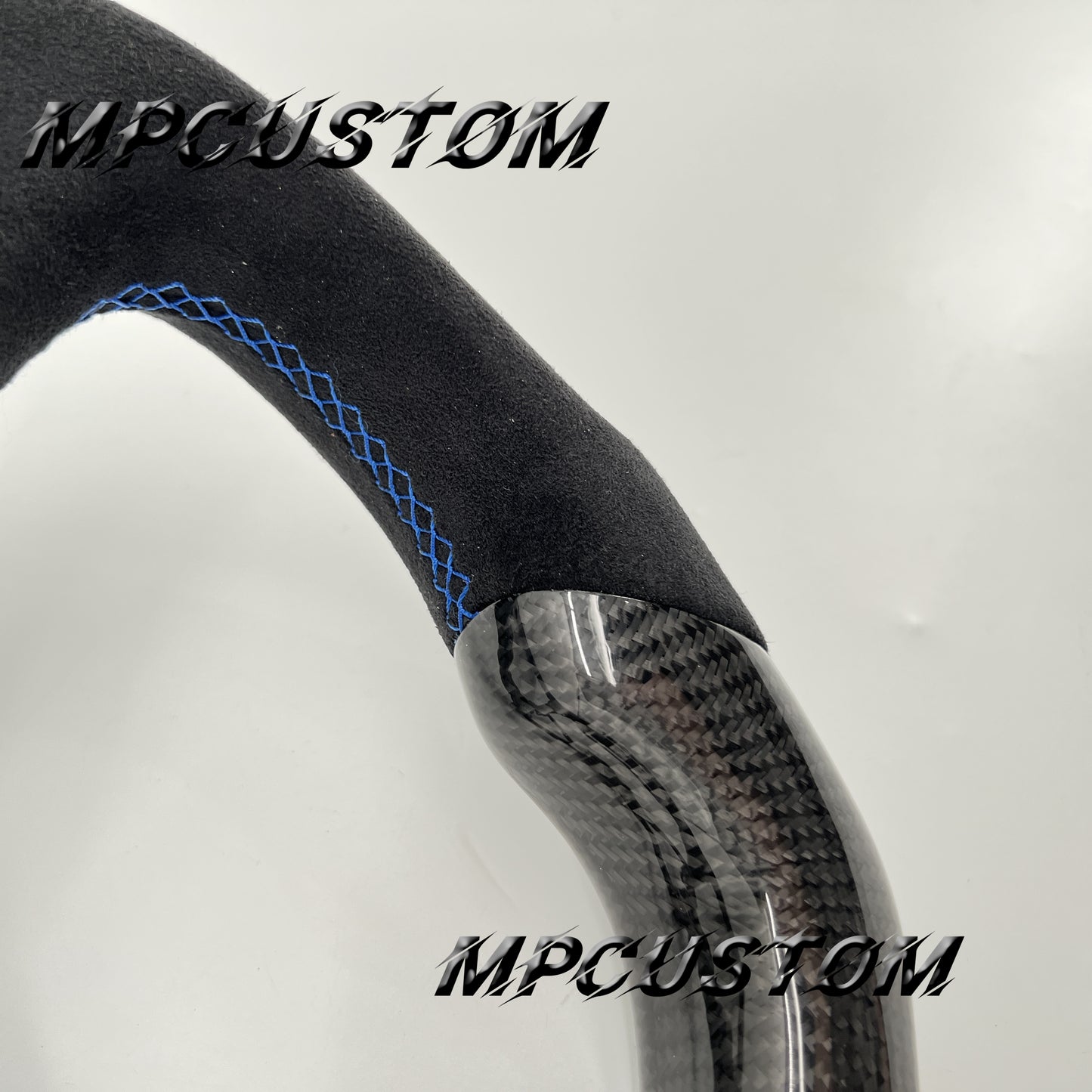 Mpcustom for Subaru wrx sti 2003-2007 carbon fiber steering wheel flat bottom