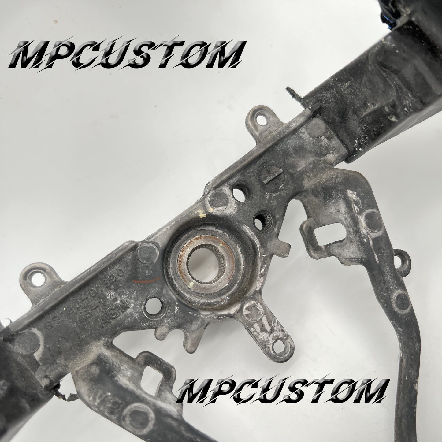 Mpcustom for Subaru wrx sti 2003-2007 carbon fiber steering wheel flat bottom