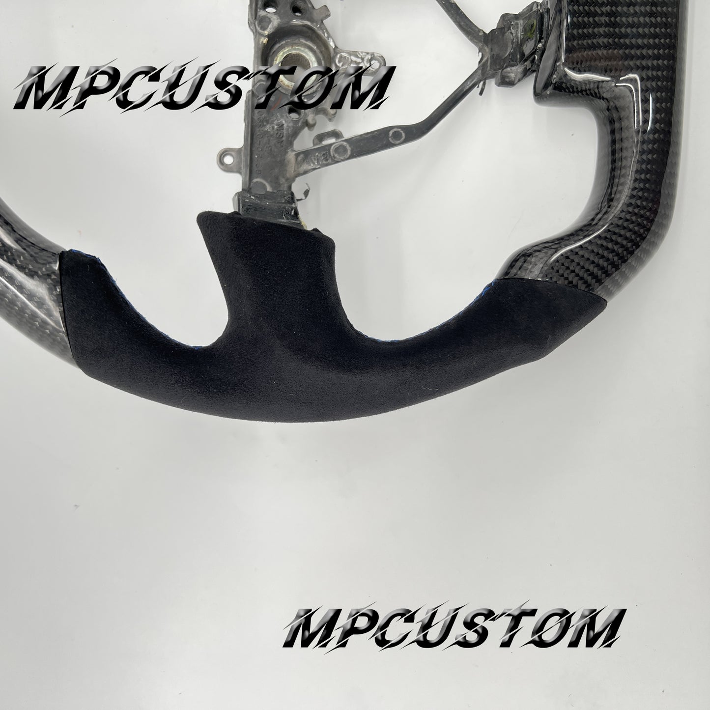 Mpcustom for Subaru wrx sti 2003-2007 carbon fiber steering wheel round top