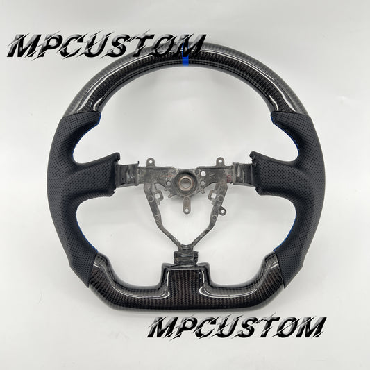 Mpcustom for Subaru wrx sti 2003-2007 carbon fiber steering wheel gloss