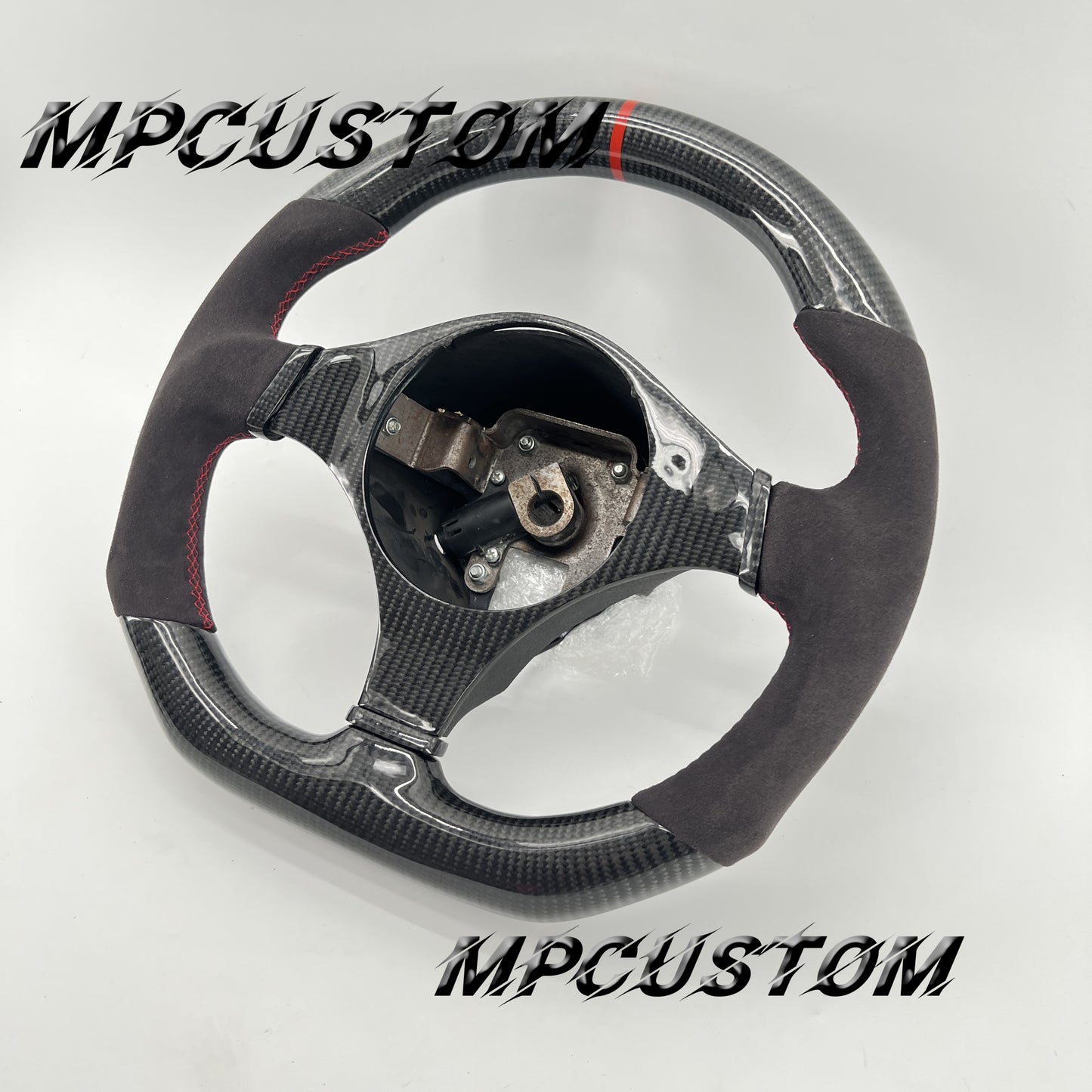 Mpcustom for Mitsubishi EVO9 carbon fiber steering wheel round top