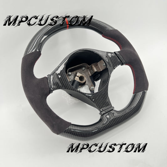 Mpcustom for Mitsubishi EVO9 carbon fiber steering wheel red stripe line