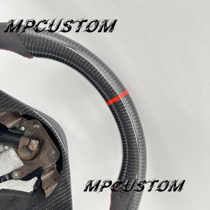 Mpcustom for Mitsubishi EVO9 carbon fiber steering wheel round top