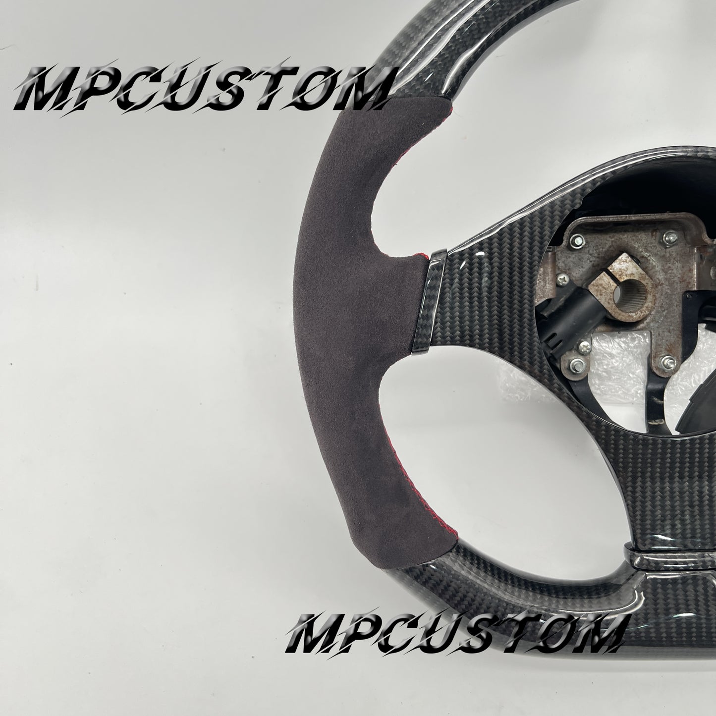 Mpcustom for Mitsubishi EVO9 carbon fiber steering wheel gloss