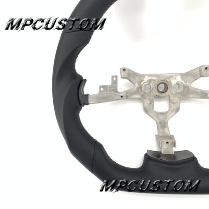 Mpcustom for Chevrolet Corvette C6 ZR1 Z06 carbon fiber steering wheel flat top and smooth