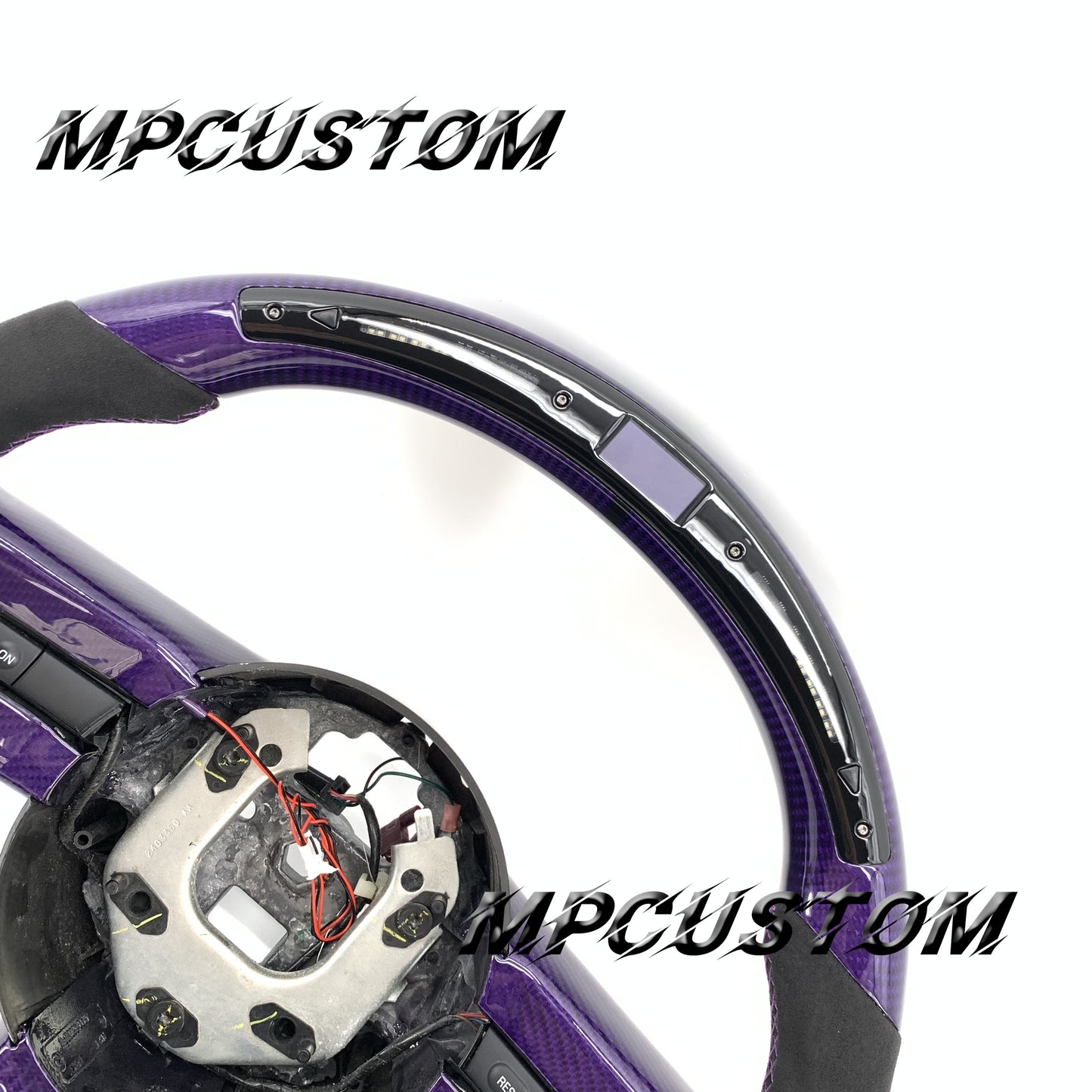 Mpcustom for Ford Mustang 2005-2008 carbon fiber steering wheel round top