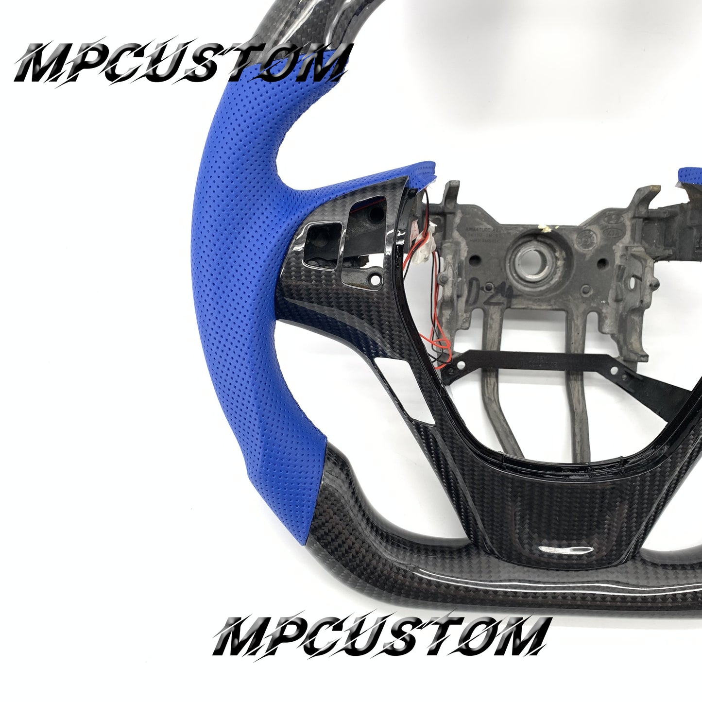 Mpcustom for  Hyundai Genesis Coupe 2013+ carbon fiber steering wheel round top