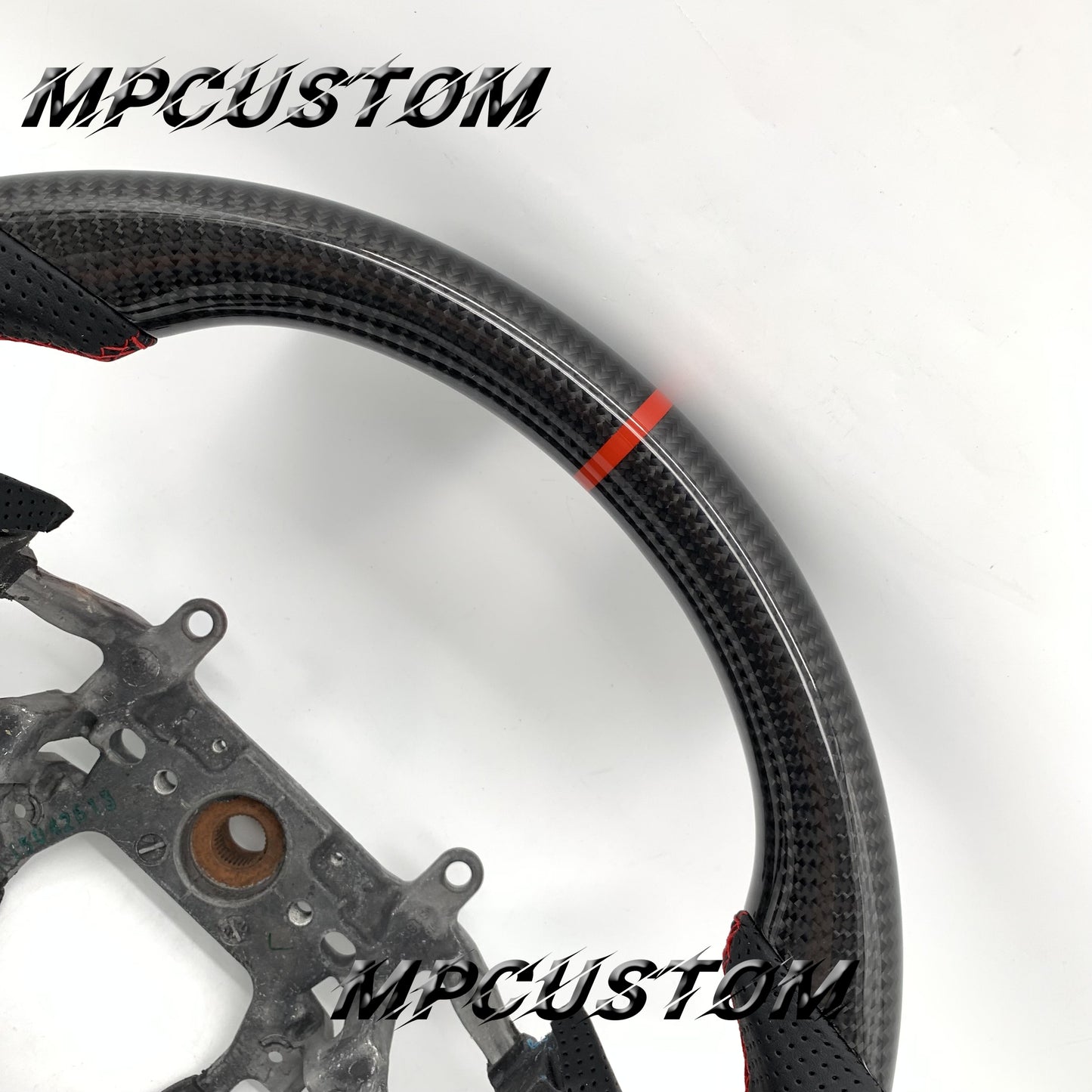 Mpcustom for Honda 9th Gen Civic 2012-2015 carbon fiber steering wheel round top