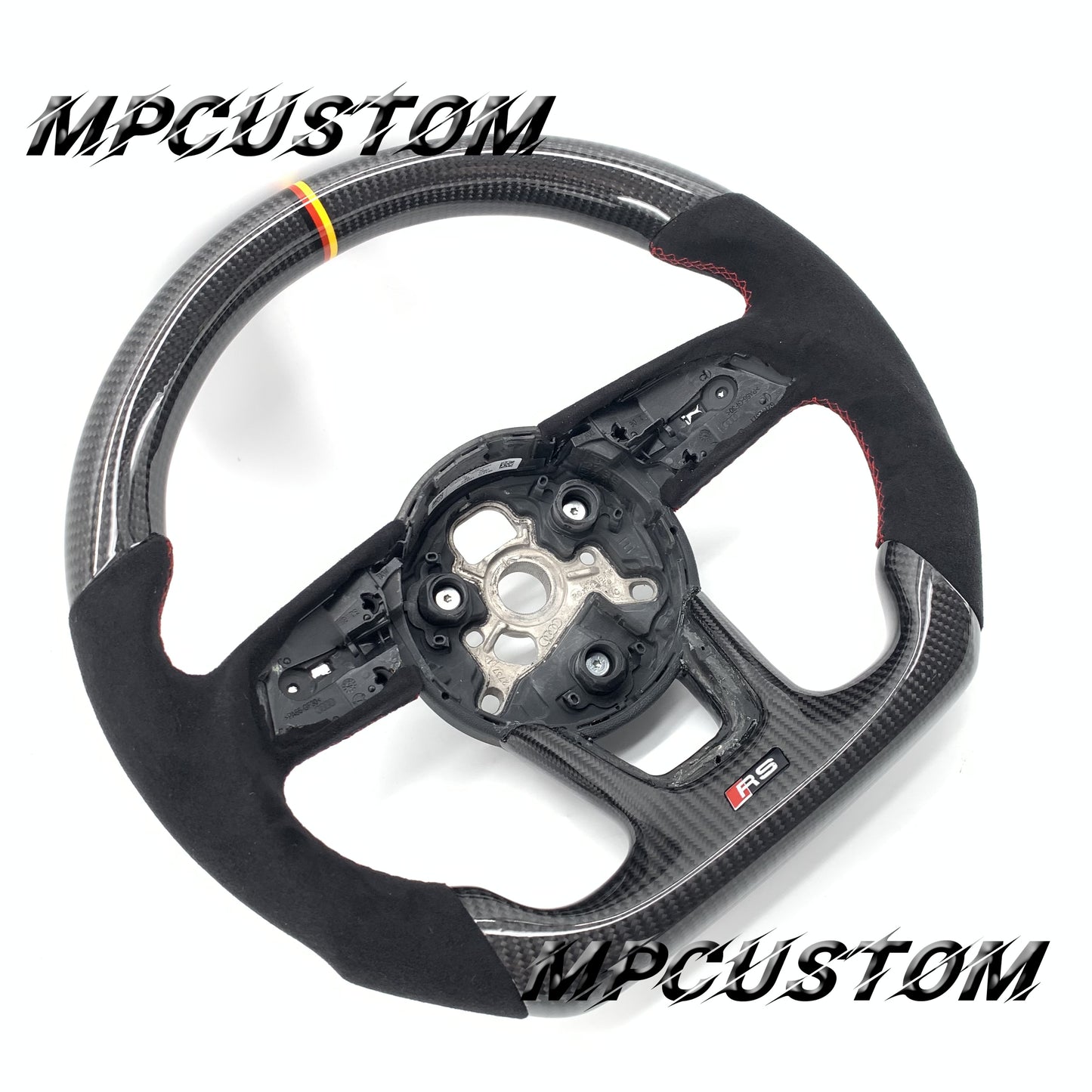 Mpcustom for Audi B9 S3 2017-2020 carbon fiber steering wheel Alcantara