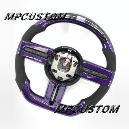 Mpcustom for Ford Mustang 2005-2008 carbon fiber steering wheel led