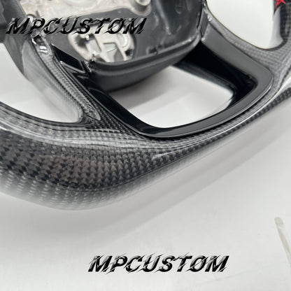 Mpcustom for Land Rover Range Rover carbon fiber steering wheel gloss and flat bottom