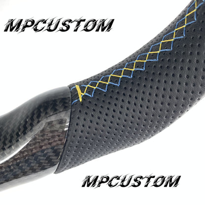 Mpcustom for Volvo S40 2008 carbon fiber steering wheel flat top