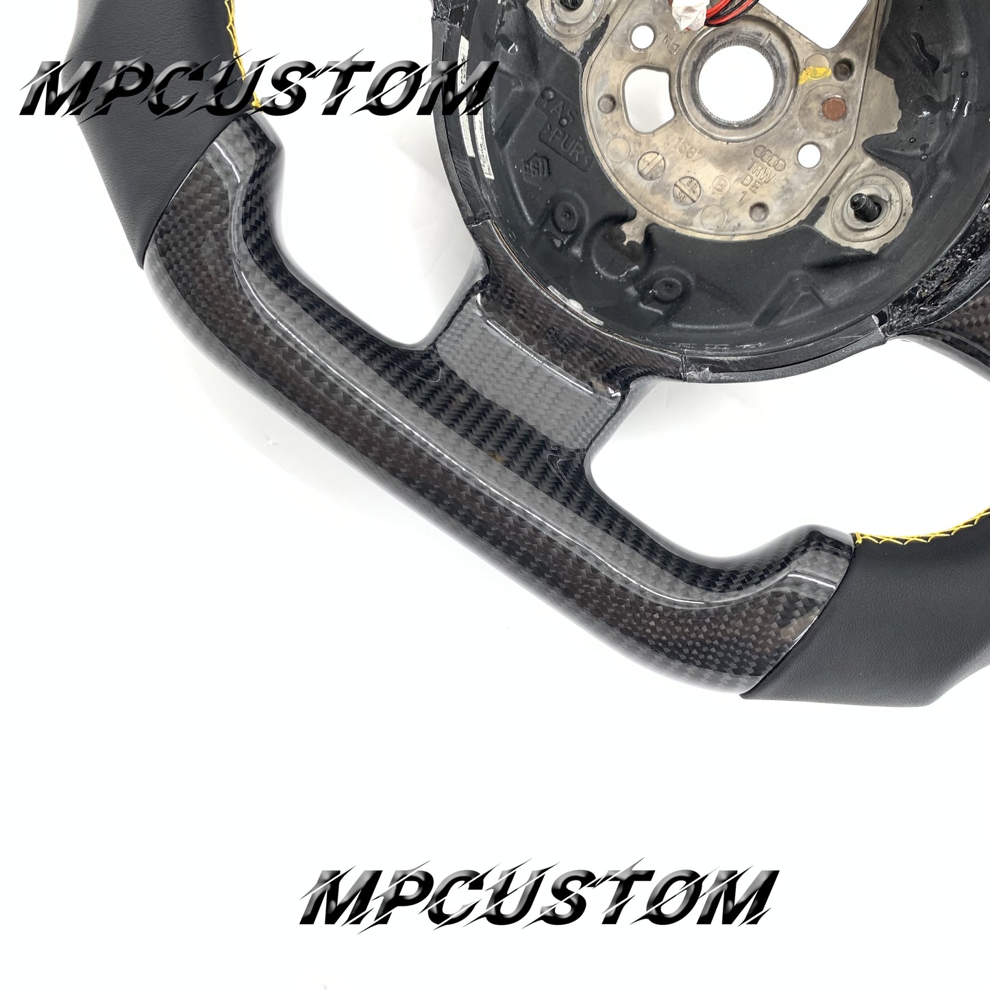 Mpcustom for Lamborghini Gallardo /LP-550 / LP-560 / LP-570 2004-2014 carbon fiber steering wheel led