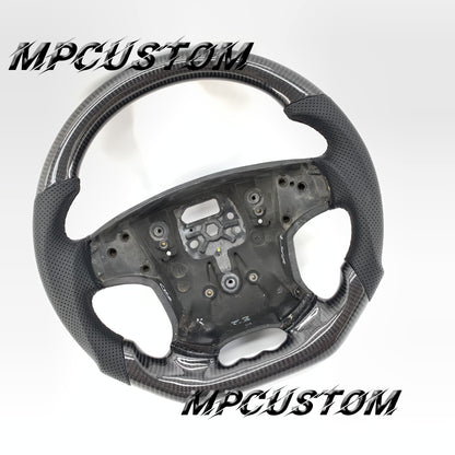 Mpcustom for Volvo S80 2007-2008 carbon fiber steering wheel black stitching