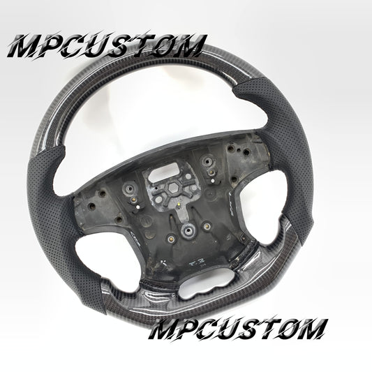 Mpcustom for Volvo S80 2007-2008 carbon fiber steering wheel black stitching
