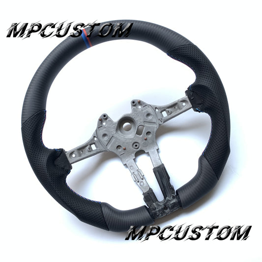 Mpcustom for BMW M2 F87/M3 F80/M4 F82/F83/M5F10/F90 carbon fiber steering wheel matte