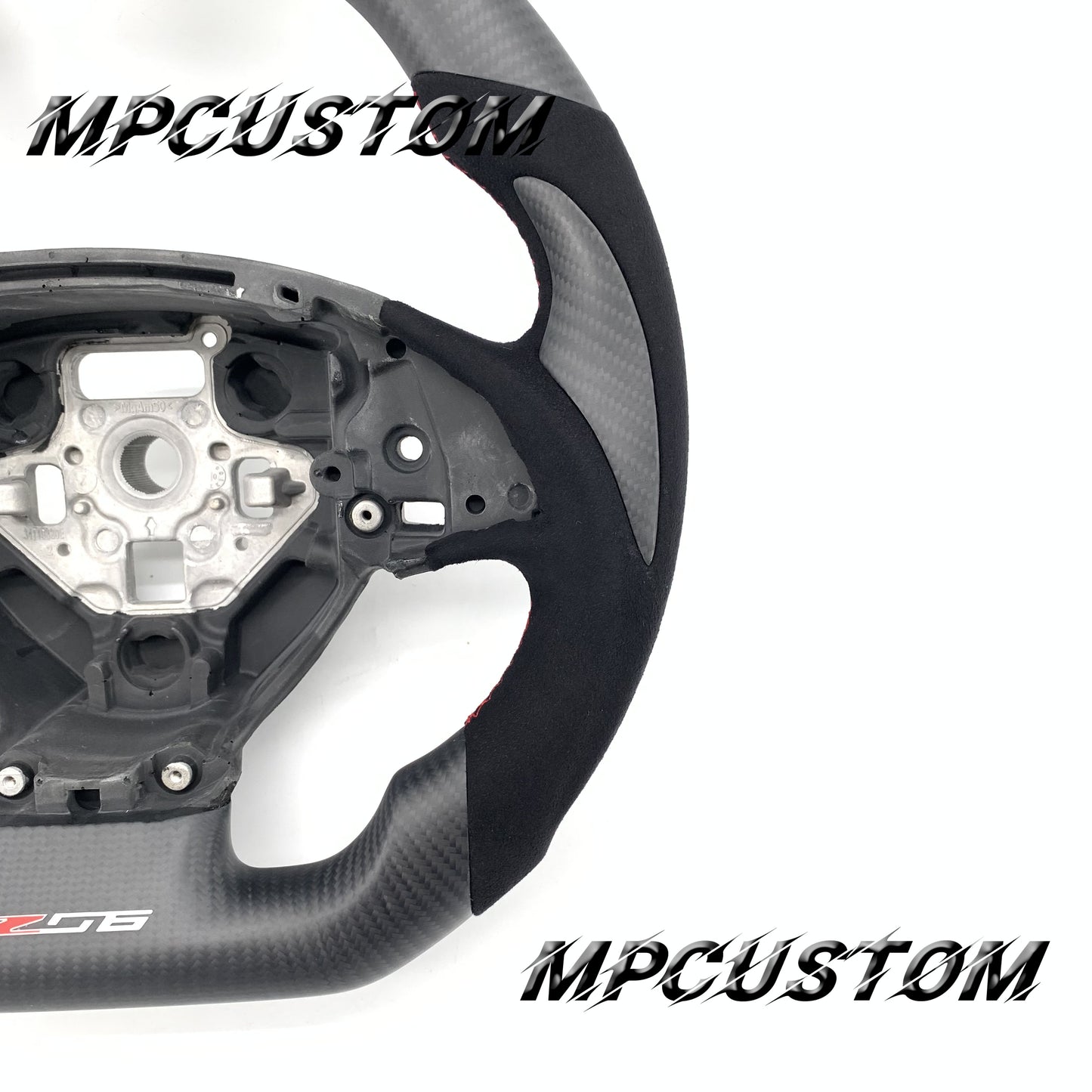 Mpcustom for Chevrolet Corvette C7 2014-2019 carbon fiber steering wheel matte