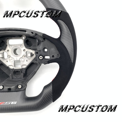 Mpcustom for Chevrolet Corvette C7 2014-2019 carbon fiber steering wheel matte
