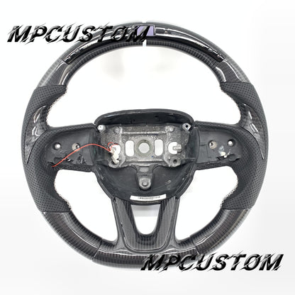 Mpcustom for Dodge SRT Challenger 2015-2021  carbon fiber steering wheel led