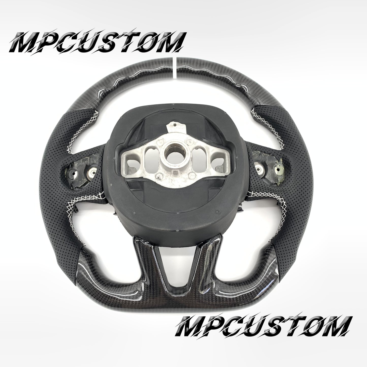 Mpcustom for Dodge SRT Challenger 2015-2021  carbon fiber steering wheel led