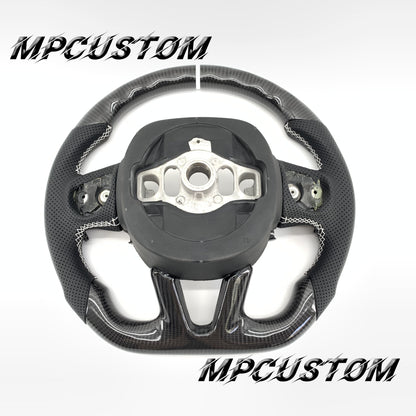 Mpcustom for Dodge SRT Challenger 2015-2021  carbon fiber steering wheel led