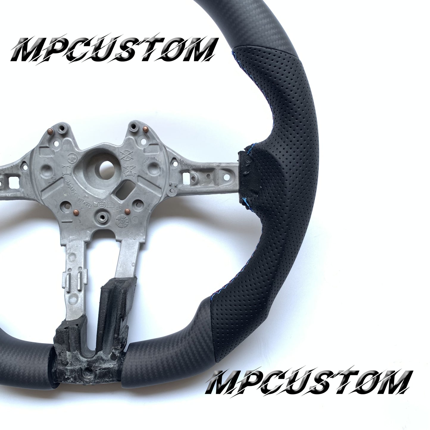 Mpcustom for BMW M2 F87/M3 F80/M4 F82/F83/M5F10/F90 carbon fiber steering wheel matte